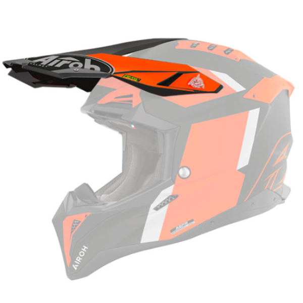 Pices dtaches casque Airoh Casquette Aviator 3 Glory orange matt