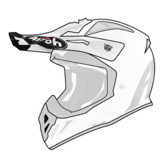 Pièces détachées casque Airoh Casquette Aviator Ace White Pièces détachées casque Airoh Casquette Aviator Ace White