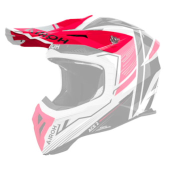 Pices dtaches casque Airoh Casquette Aviator Ace 2 Engine red gloss