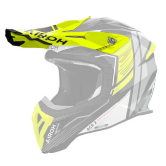 Pices dtaches casque Airoh Casquette Aviator Ace 2 Engine yellow gloss