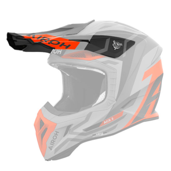 Pices dtaches casque Airoh Casquette Aviator Ace 2 Ground orange matt