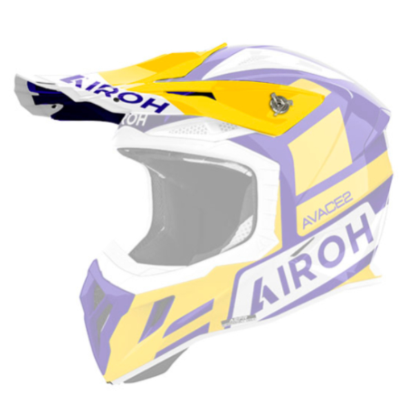 Pi�ces d�tach�es casque Airoh Casquette Aviator Ace 2 Sake yellow gloss