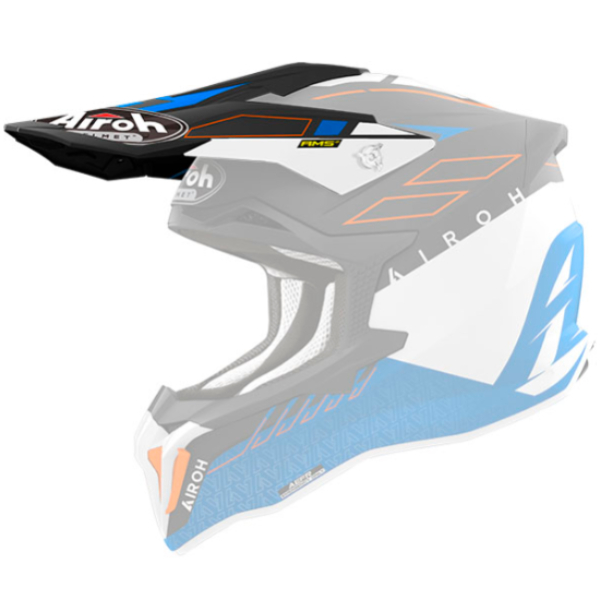 Pi�ces d�tach�es casque Airoh Casquette Strycker Skin blue matt