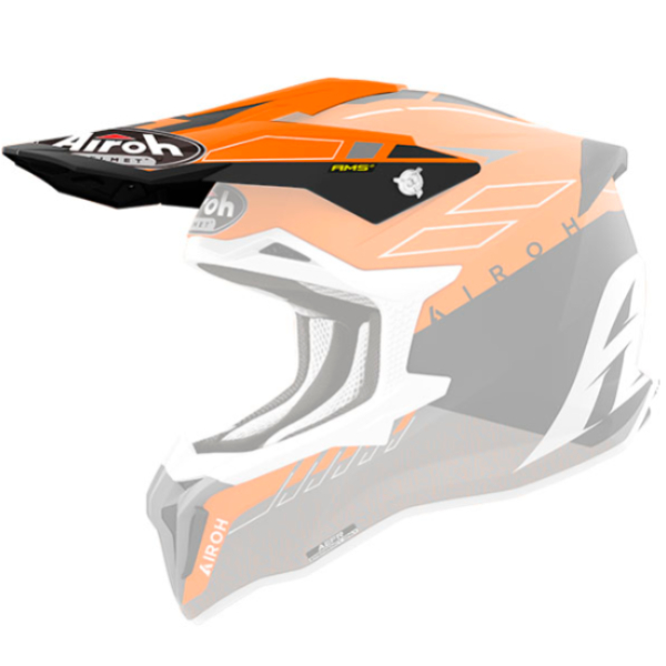 Pi�ces d�tach�es casque Airoh Casquette Strycker Skin orange matt