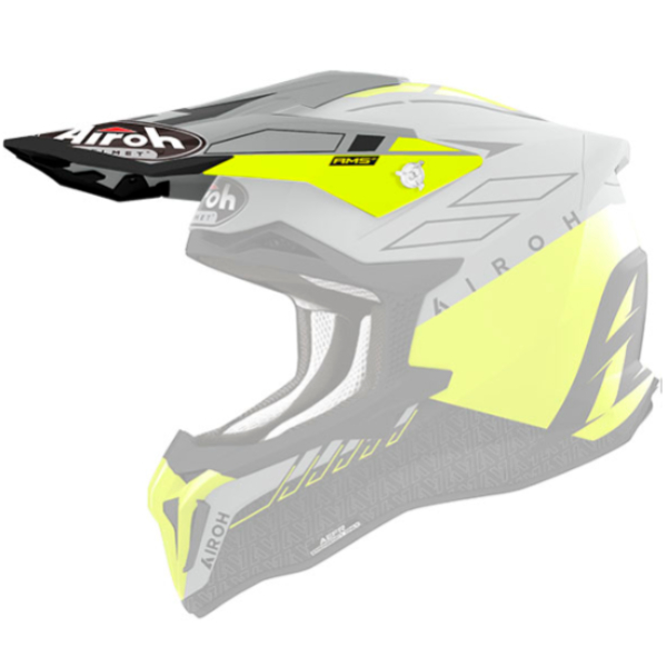 Pi�ces d�tach�es casque Airoh Casquette Strycker Skin yellow matt