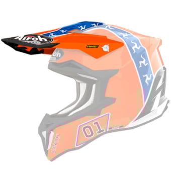 Pièces détachées casque Airoh Casquette Strycker Blazer hazzard gloss Pièces détachées casque Airoh Casquette Strycker Blazer hazzard gloss