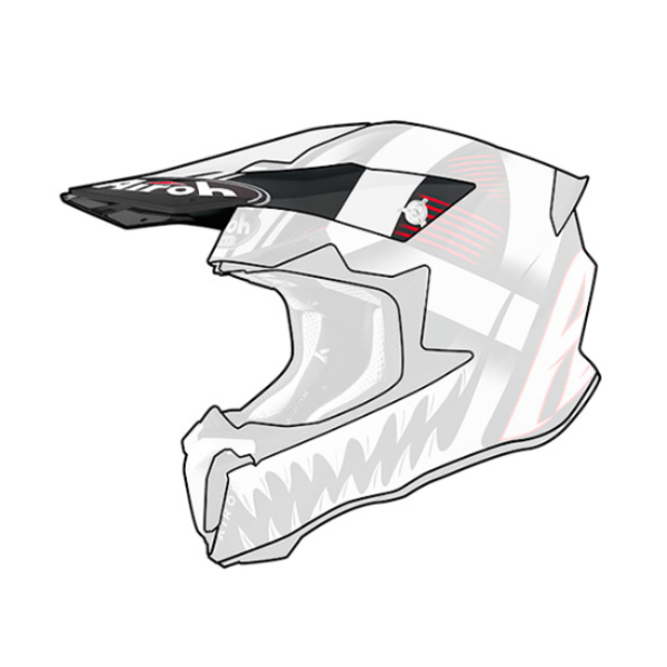 Pices dtaches casque Airoh Casquette Twist 2.0 Mask Matt