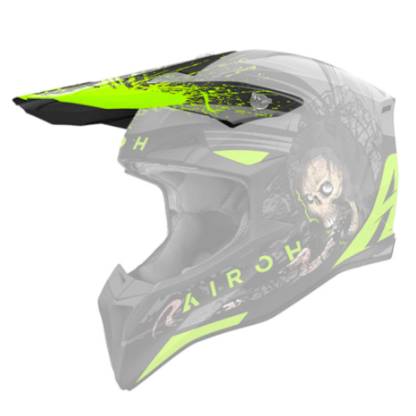 Pices dtaches casque Airoh Casquette Wraaap Darkness matt