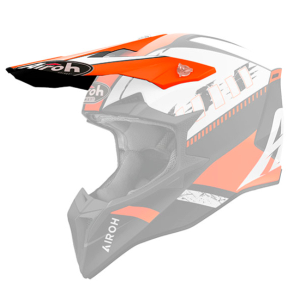 Pices dtaches casque Airoh Casquette Wraaap Feel orange matt