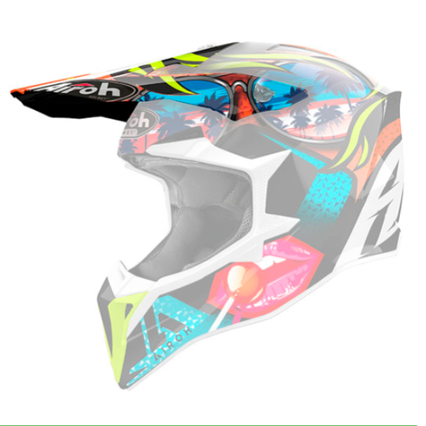 Pices dtaches casque Airoh Casquette Wraaap Lollipop gloss