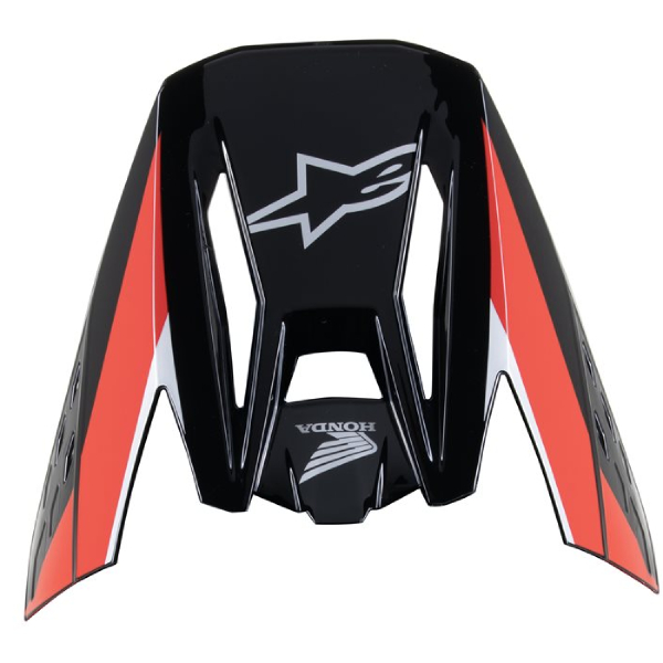 Pices dtaches casque Alpinestars Casquette S-M5 22.06 Honda Black red glossy