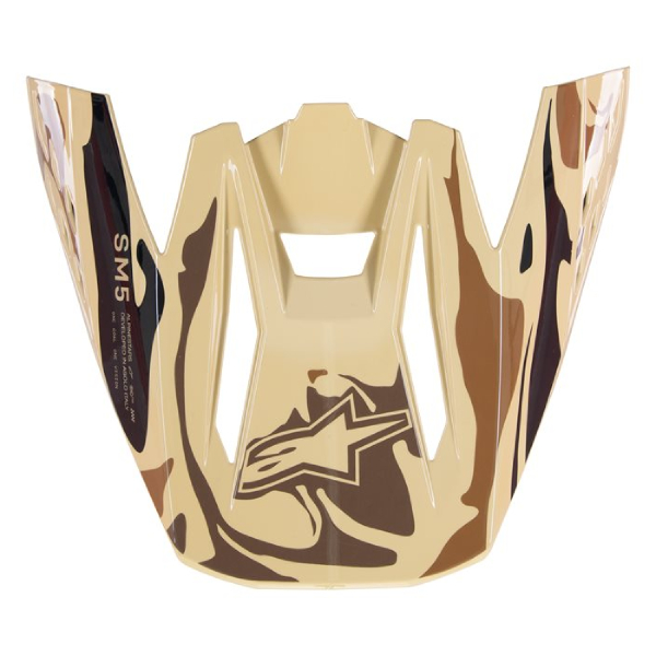 Pices dtaches casque Alpinestars Casquette S-M5 22.06 Mineral Dark brown kangaroo matt
