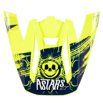 Pièces détachées casque Alpinestars Casquette S-M5 22.06 Rash Night navy yellow fluo glossy Pièces détachées casque Alpinestars Casquette S-M5 22.06 Rash Night navy yellow fluo glossy