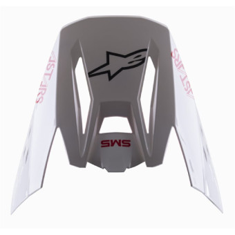 Pièces détachées casque Alpinestars Casquette S-M5 Bond White red glossy Pièces détachées casque Alpinestars Casquette S-M5 Bond White red glossy