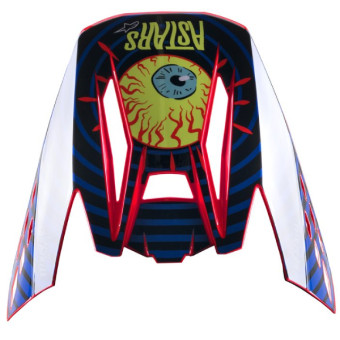 Pièces détachées casque Alpinestars Casquette S-M5 Solar flare Black blue red fluo Pièces détachées casque Alpinestars Casquette S-M5 Solar flare Black blue red fluo