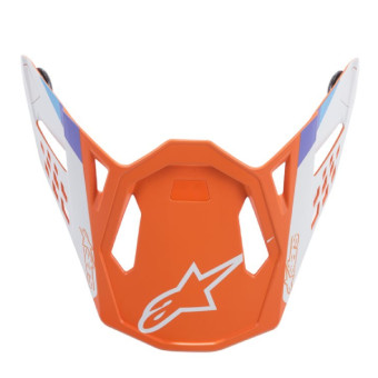 Pices dtaches casque Alpinestars Casquette S-M8 Contact Orange matt