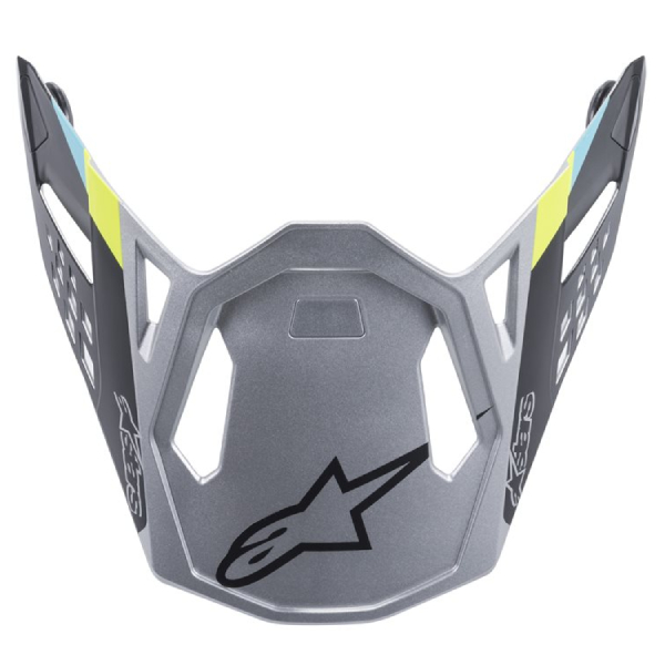Pices dtaches casque Alpinestars Casquette S-M8 Contact Silver matt