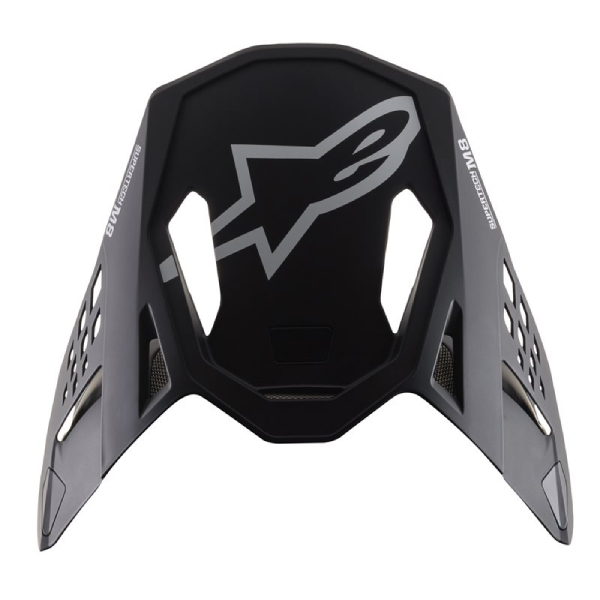 Pices dtaches casque Alpinestars Casquette S-M8 Echo Black white matt