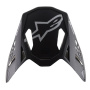 Pices dtaches casque Alpinestars Casquette S-M8 Echo Black white matt