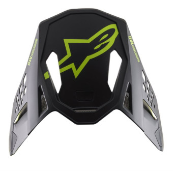 Pièces détachées casque Alpinestars Casquette S-M8 Echo Black yellow fluo matt Pièces détachées casque Alpinestars Casquette S-M8 Echo Black yellow fluo matt