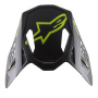 Pices dtaches casque Alpinestars Casquette S-M8 Echo Black yellow fluo matt