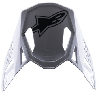 Pices dtaches casque Alpinestars Casquette S-M8 Factory Black white red fluo