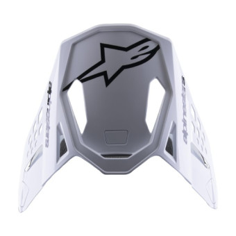 Pièces détachées casque Alpinestars Casquette S-M8 Radium 2 Black white glossy Pièces détachées casque Alpinestars Casquette S-M8 Radium 2 Black white glossy