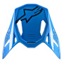 Pices dtaches casque Alpinestars Casquette S-M8 Radium Aqua glossy