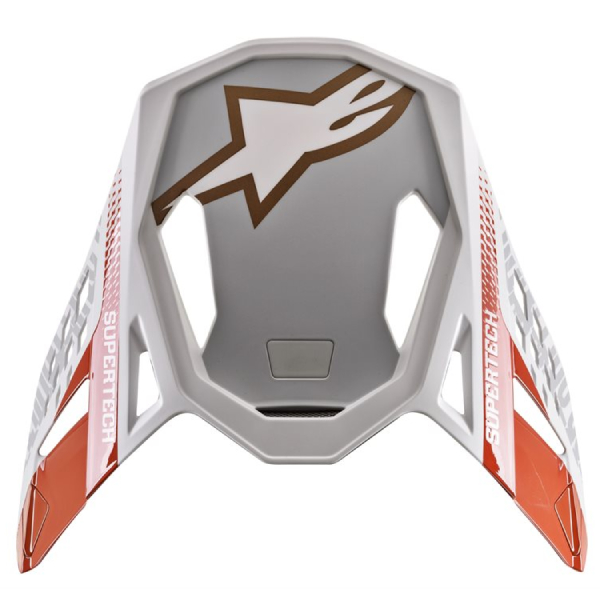 Pices dtaches casque Alpinestars Casquette S-M8 Triple Orange fluo white gold
