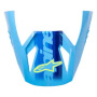 Pices dtaches casque Alpinestars S-M3 Force Visor Cyan Glossy