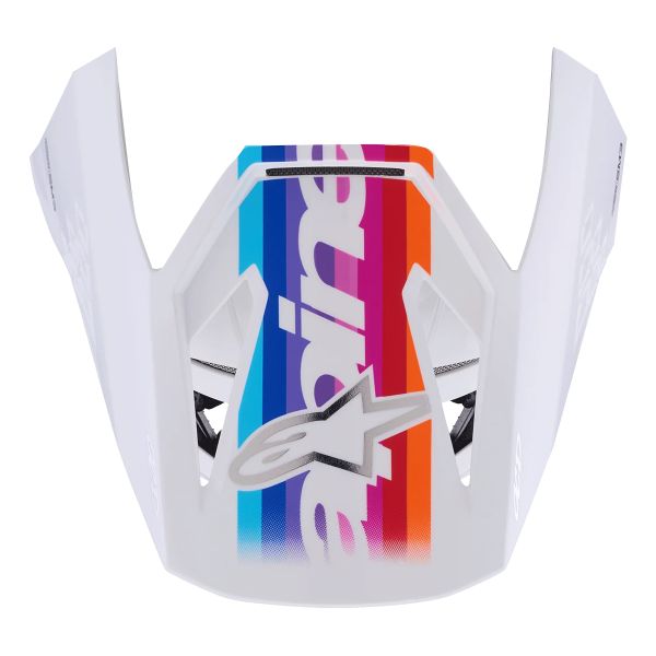 Pices dtaches casque Alpinestars S-M3 Force Visor White Glossy