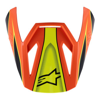 Pièces détachées casque Alpinestars S-M3 Fray Visor Black Orange Yellow FL G Pièces détachées casque Alpinestars S-M3 Fray Visor Black Orange Yellow FL G