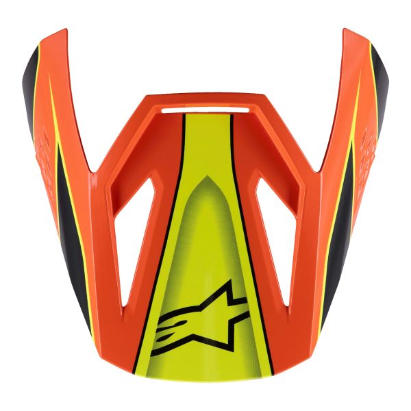 Pices dtaches casque Alpinestars S-M3 Fray Visor Black Orange Yellow FL G