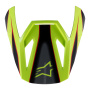 Pices dtaches casque Alpinestars S-M3 Fray Visor Red Yellow Fluo Black Glossy