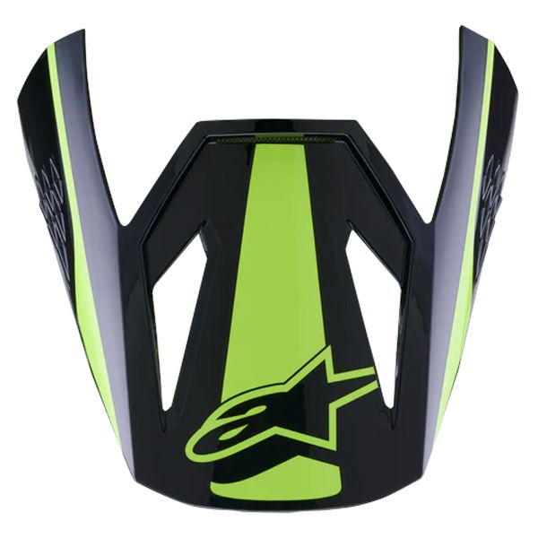 Pices dtaches casque Alpinestars S-M3 Heat Visor Yellow Fluo Black Glossy