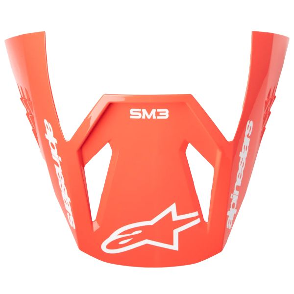 Pices dtaches casque Alpinestars S-M3 Radium Visor Black Red Fluo White Glossy