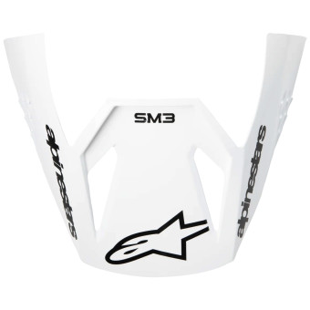 Pièces détachées casque Alpinestars S-M3 Radium Visor Black White Gray Glossy Pièces détachées casque Alpinestars S-M3 Radium Visor Black White Gray Glossy