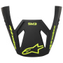 Pices dtaches casque Alpinestars S-M3 Radium Visor Gray Black Yellow FL Matt