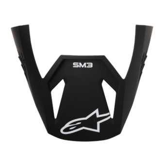 Pièces détachées casque Alpinestars S-M3 Solid Écran Black Matt Pièces détachées casque Alpinestars S-M3 Solid Écran Black Matt