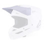 Pices dtaches casque Alpinestars S-M3 Solid cran White Glossy