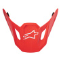 Pices dtaches casque Alpinestars S-M7 Core Visor Red Glossy