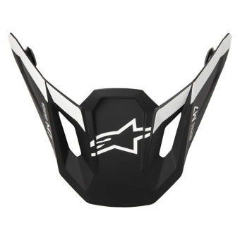 Pièces détachées casque Alpinestars S-M7 Dasher Visor Black White Matt Pièces détachées casque Alpinestars S-M7 Dasher Visor Black White Matt