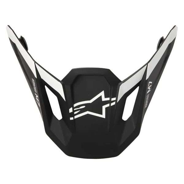 Pièces détachées casque Alpinestars S-M7 Dasher Visor Black White Matt Pièces détachées casque Alpinestars S-M7 Dasher Visor Black White Matt