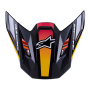 Pices dtaches casque Alpinestars S-M7 Rise Visor Black Yellow Pink Glossy