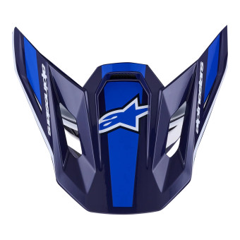 Pièces détachées casque Alpinestars S-M7 Rise Visor Blue White Glossy Pièces détachées casque Alpinestars S-M7 Rise Visor Blue White Glossy