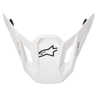 Pièces détachées casque Alpinestars S-M7 Solid Visor White Glossy Pièces détachées casque Alpinestars S-M7 Solid Visor White Glossy