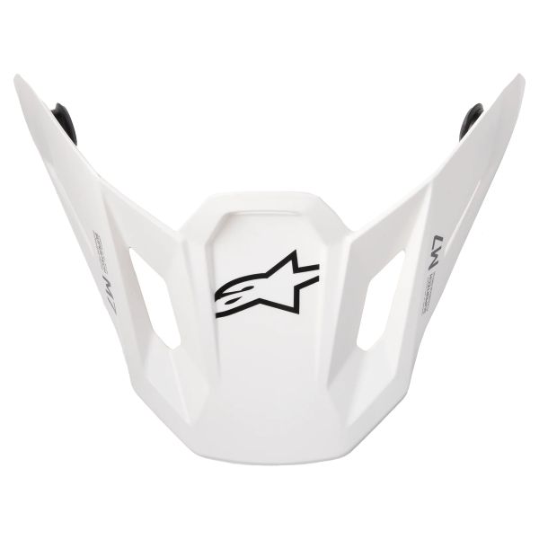 Pièces détachées casque Alpinestars S-M7 Solid Visor White Glossy Pièces détachées casque Alpinestars S-M7 Solid Visor White Glossy