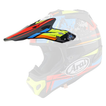 Pièces détachées casque Arai Casquette MX-V Evo Track Pièces détachées casque Arai Casquette MX-V Evo Track