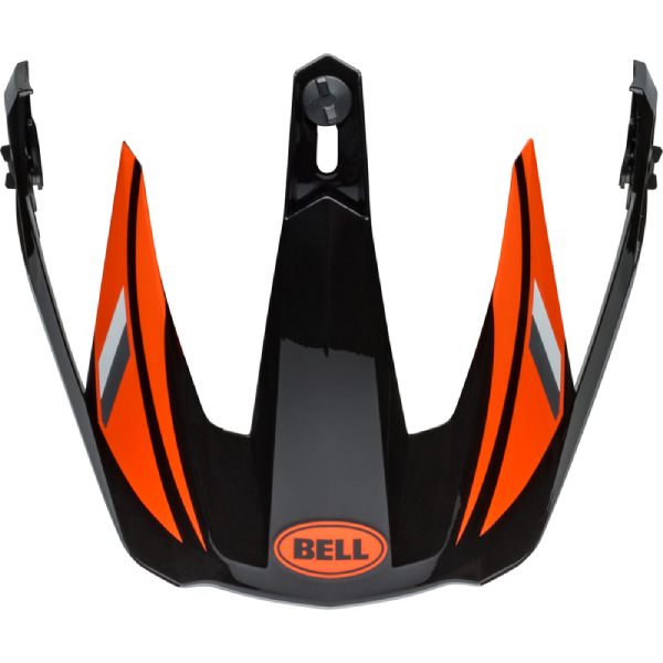 Pices dtaches casque Bell Casquette MX-9 Adventure Mips Alpine Gloss Black Orange