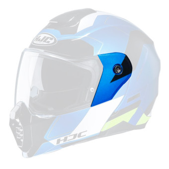 Pi�ces d�tach�es casque HJC Caches Lateraux C80 Rox MC24